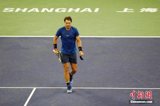 2017年ATP上海大师赛 纳达尔晋级八强(组图)
