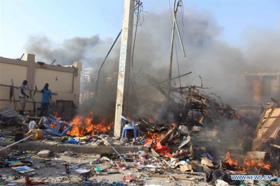 SOMALIA-MOGADISHU-BOMB EXPLOSION