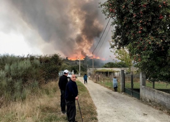 葡萄牙西班牙森林大火死伤惨重或人为所致--陕