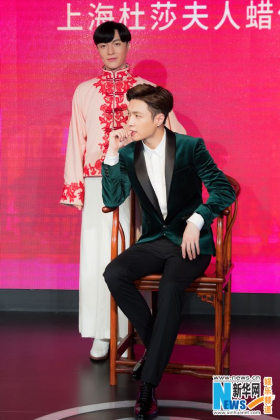 张艺兴二月红蜡像揭幕 演艺领域获认可