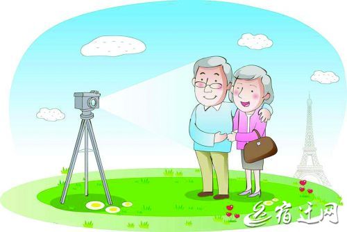 爱旅游爱网购 宿迁时髦老人晚年活出精彩--江苏频道--人民网
