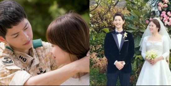 宋慧乔宋仲基结婚 那些因戏结缘的明星夫妻