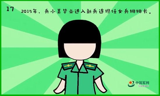 漫说小丑这些年!军营小漫画家兵小美的成长足和漫画女兵哈莉图片