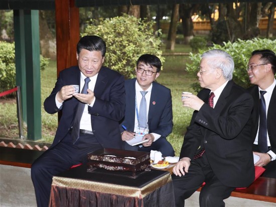 VIETNAM-CHINA-XI JINPING-NGUYEN PHU TRONG-MEET