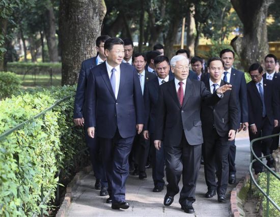 VIETNAM-CHINA-XI JINPING-NGUYEN PHU TRONG-MEET