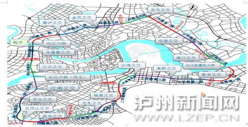 泸州二环路高新区(A、B)段计划12月开建