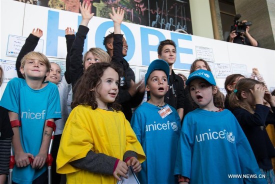 SWITZERLAND-GENEVA-UN-WORLD CHILDREN'S DAY