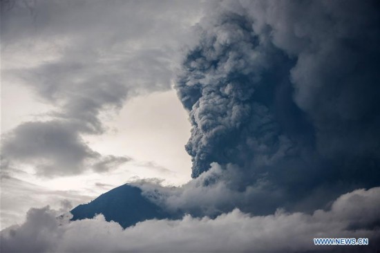 INDONESIA-BALI-MOUNT AGUNG-ERUPTION