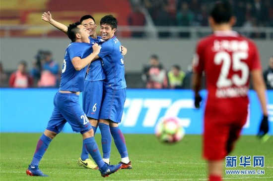 2017年足协杯决赛:上海申花19年后再捧足协杯