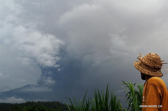 INDONESIA-BALI-MOUNT AGUNG-ERUPTION