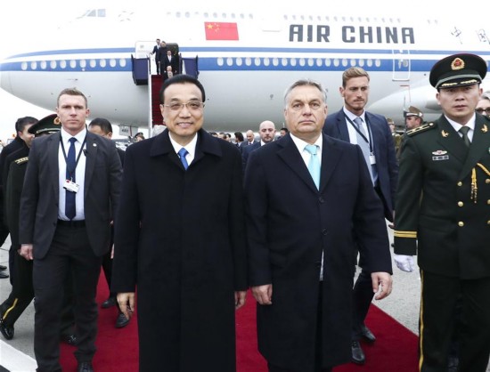 HUNGARY-BUDAPEST-CHINA-LI KEQIANG-ARRIVAL