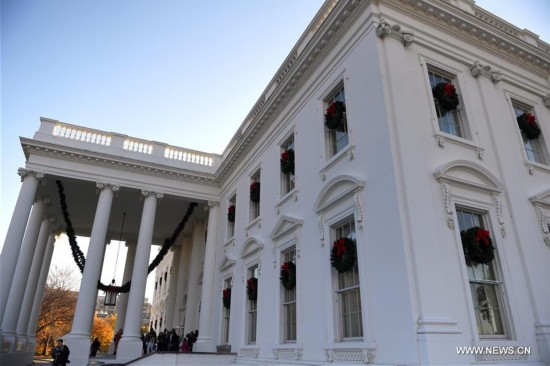 U.S.-WASHINGTON D.C.-WHITE HOUSE-HOLIDAY DECORATION