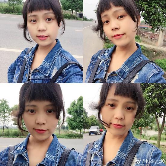 在她的微博和朋友圈,周琳的笑容总是很美(图据周琳微博)