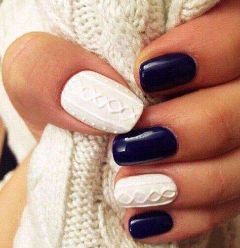 给指甲穿毛衣 2017最暖毛衣甲你get了吗