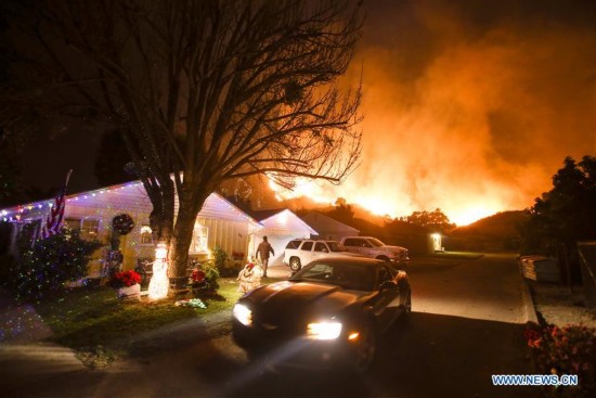 U.S.-SANTA PAULA-WILDFIRE