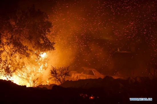 U.S.-SANTA PAULA-WILDFIRE