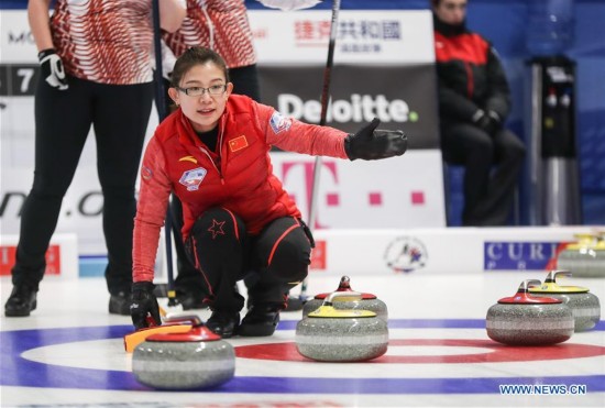 (SP)CZECH REPUBLIC-PILSEN-CURLING-OLYMPIC QUALIFICATION-WOMEN-CHINA VS LATVIA