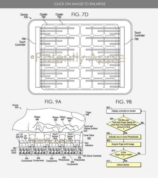 蘋果最新屏下指紋專利曝光 終於來了！ 