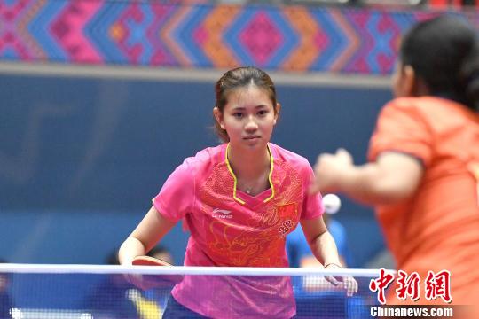 颜值与球技并存!国乒天才少女中国-东盟乒乓球