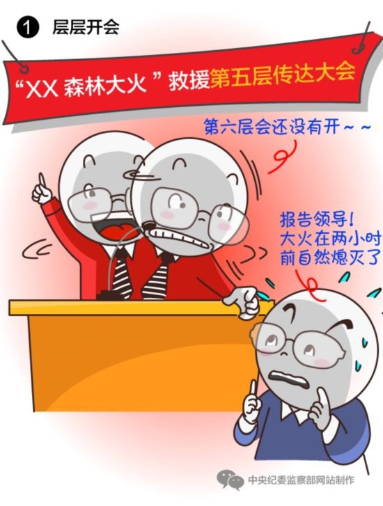 中纪委发布给形式主义官僚主义画个像之五