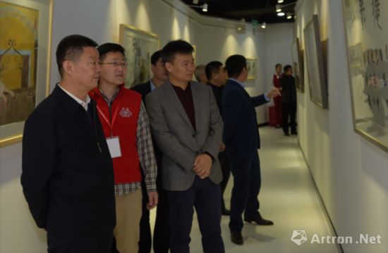 京晋文化创意产品书画艺术展开幕