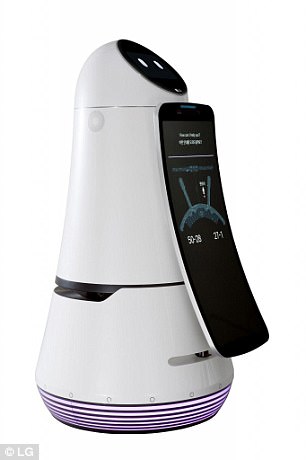 CES2018:LG发布三款服务业专用机器人