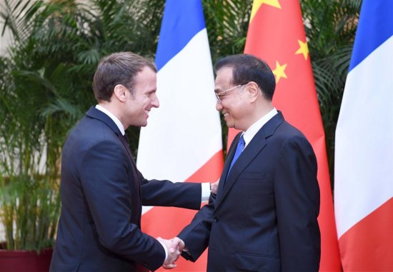 CHINA-BEIJING-LI KEQIANG-FANCE-MACRON-MEETING (CN)