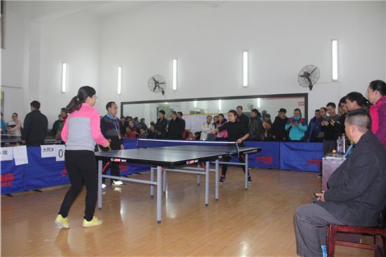 锦屏县举办2018年职工运动会乒乓球赛