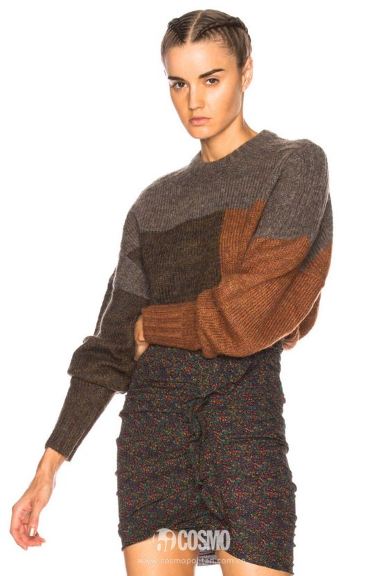 ISABEL MARANT ETOILE 拼色毛衣 267美元 可从FWRD网站购买