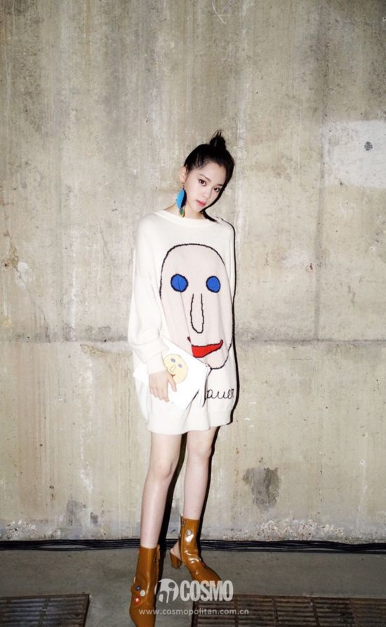 欧阳娜娜 all by Christopher Kane