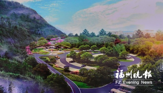 福州天马山户型绿色主打公园牌船政牌将引小生态下沉式室内设计图片
