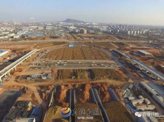 超级大站日照西综合客运站将竣工!