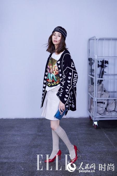 张钧甯时尚大片慵懒随意展不俗魅力