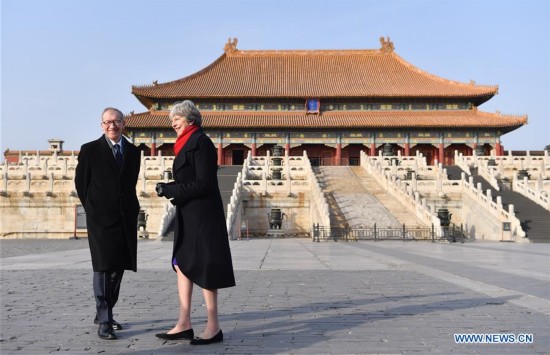 CHINA-BEIJING-BRITISH PM-PALACE MUSEUM-VISIT(CN)