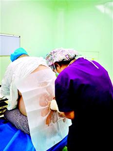 腰上的肉12厘米厚 麻药针才8厘米 手术咋办?