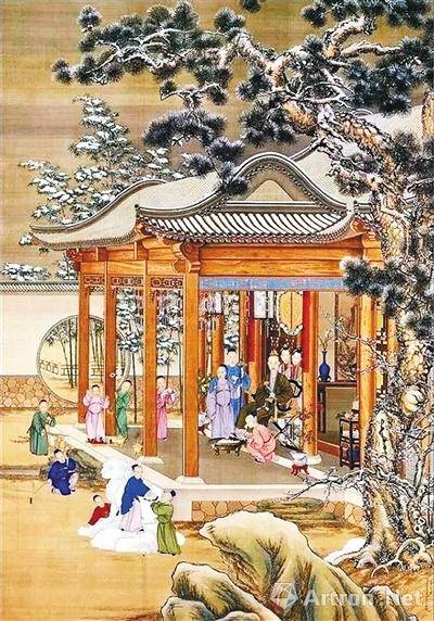 从画中看古人如何赏雪