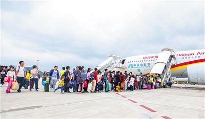 海口三亚增加出港航班提高运力保障旅客出行