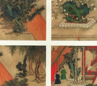 朱瞻基行乐图卷(局部)故宫博物院藏