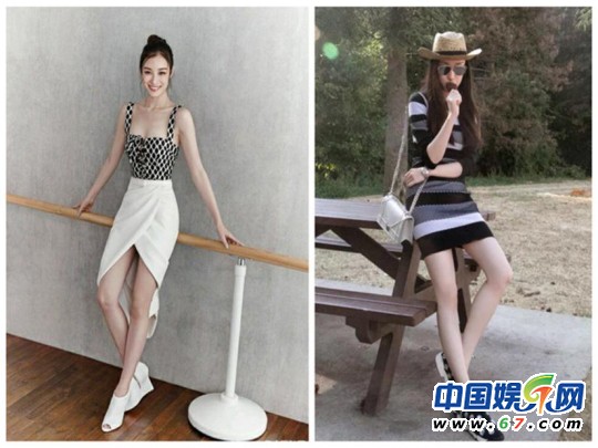 大家都说杨幂唐嫣称霸美腿界 因为你们没看过李溪芮乔欣米露的腿