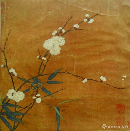 宋马麟《梅竹图》:当时写姿妙绝品