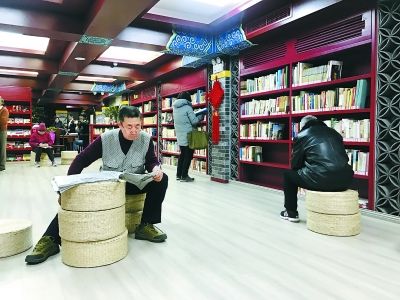 角楼图书馆成古都文化新景点