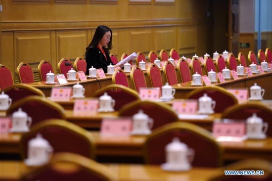 (TWO SESSIONS)CHINA-BEIJING-NPC-TOP LEGISLATURE-DEPUTIES-LINEUP (CN)