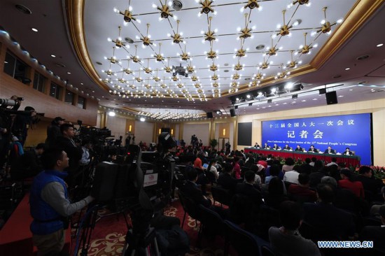 (TWO SESSIONS)CHINA-BEIJING-NPC-PRESS CONFERENCE-SUPERVISION WORK (CN)