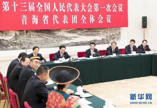 栗战书王沪宁赵乐际韩正分别参加全国人大会议一些代表团审议 栗战书王沪宁赵乐际韩正分别参加全国人大会议一些代表团审议