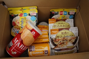 防災食品 東日本大地震