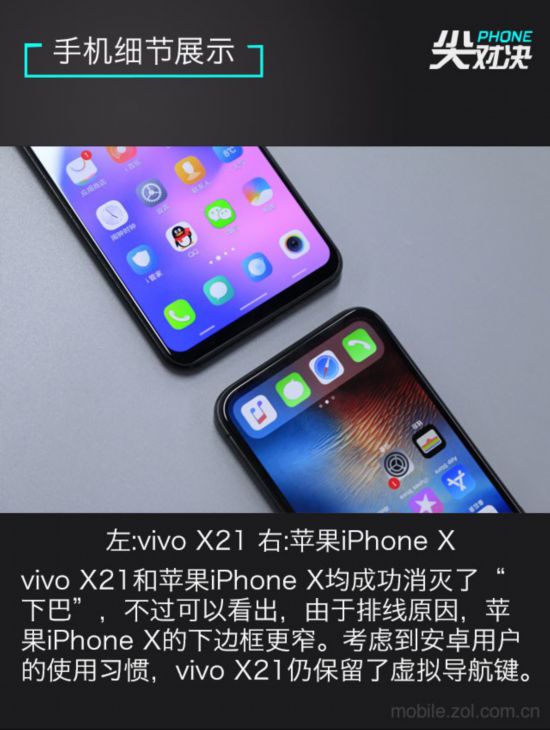 vivo X21對標果X “劉海”機型誰能稱王 