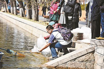 16条入副中心河道今年基本还清400名朝阳小河长定期巡河