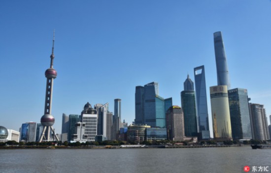 The Bund in Shanghai on January 9, 2018. [File photo: IC] 