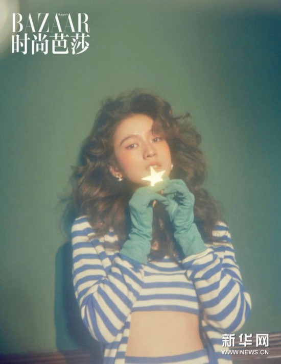 张雪迎最新时尚大片 变身雀斑少女复古梦幻
