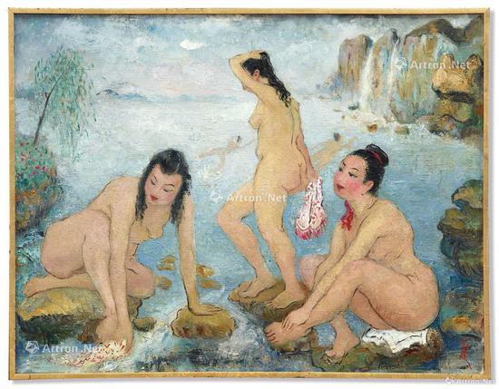 ������ ����������Ů���ͻ����� 50x65cm Լ1958���� �ɽ��ۣ�2768.4���Ԫ